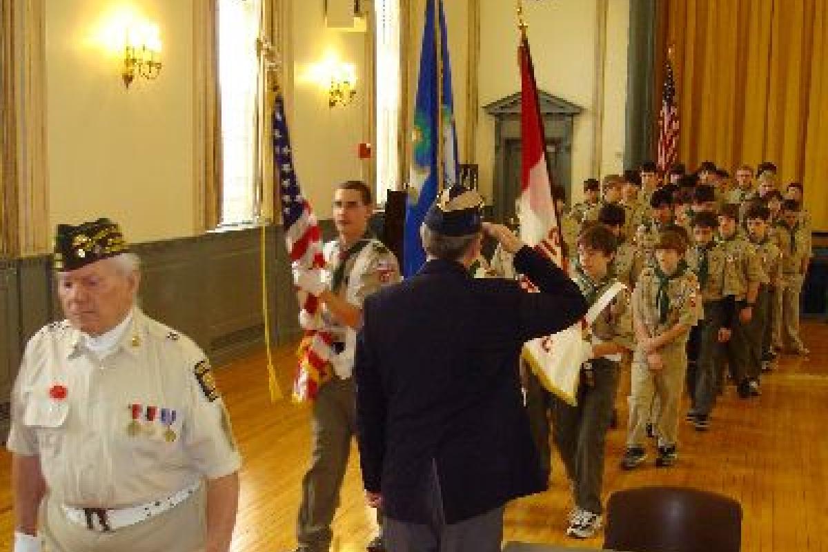 Veteran's Day Ceremony on 11/11/09