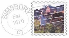 Simsbury Town Stamp