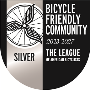 Bicycle Friendly Community Silver-level Award 2023-2027, The League of American Bicyclists