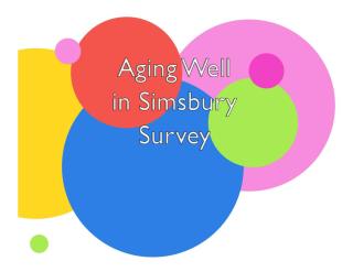 Aging Well in Simsbury Survey