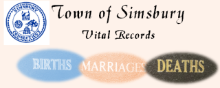 Town of Simsbury Vital Records Logo