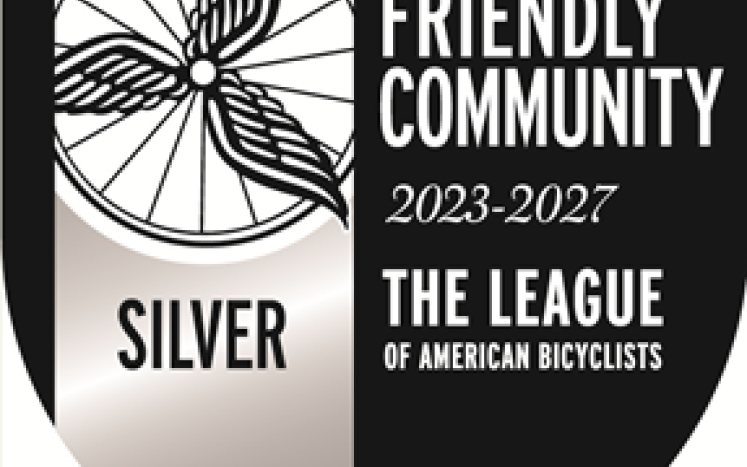 Bicycle Friendly Community Silver-level Award 2023-2027, The League of American Bicyclists