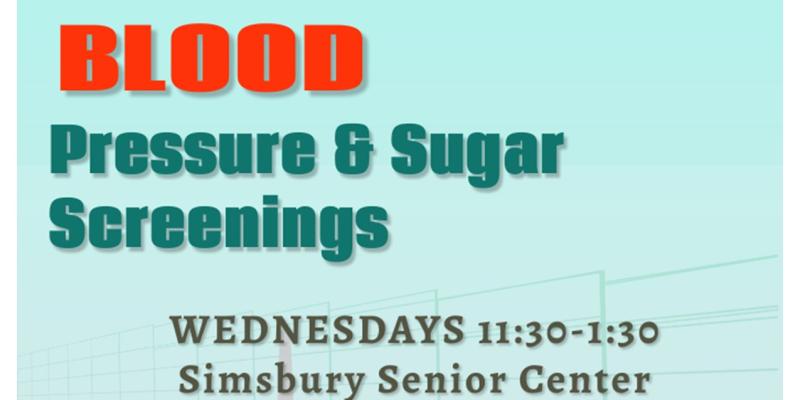 Blood Pressure/Sugar Screenings